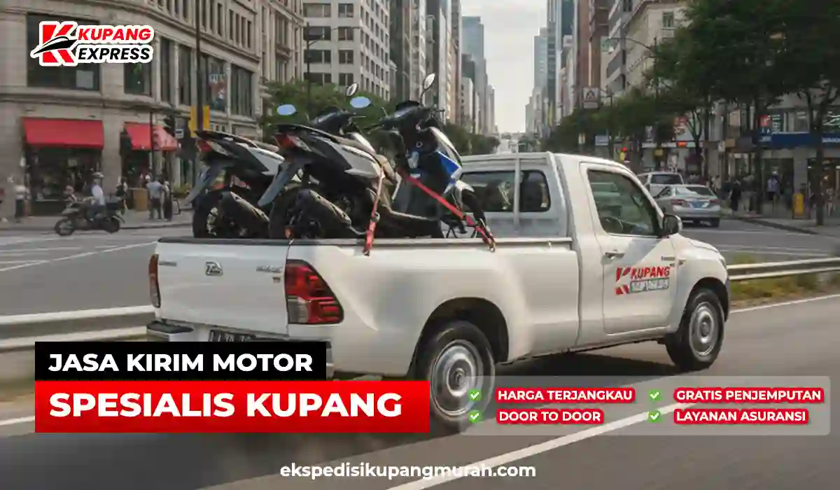 Jasa Kirim Motor Surabaya Kupang