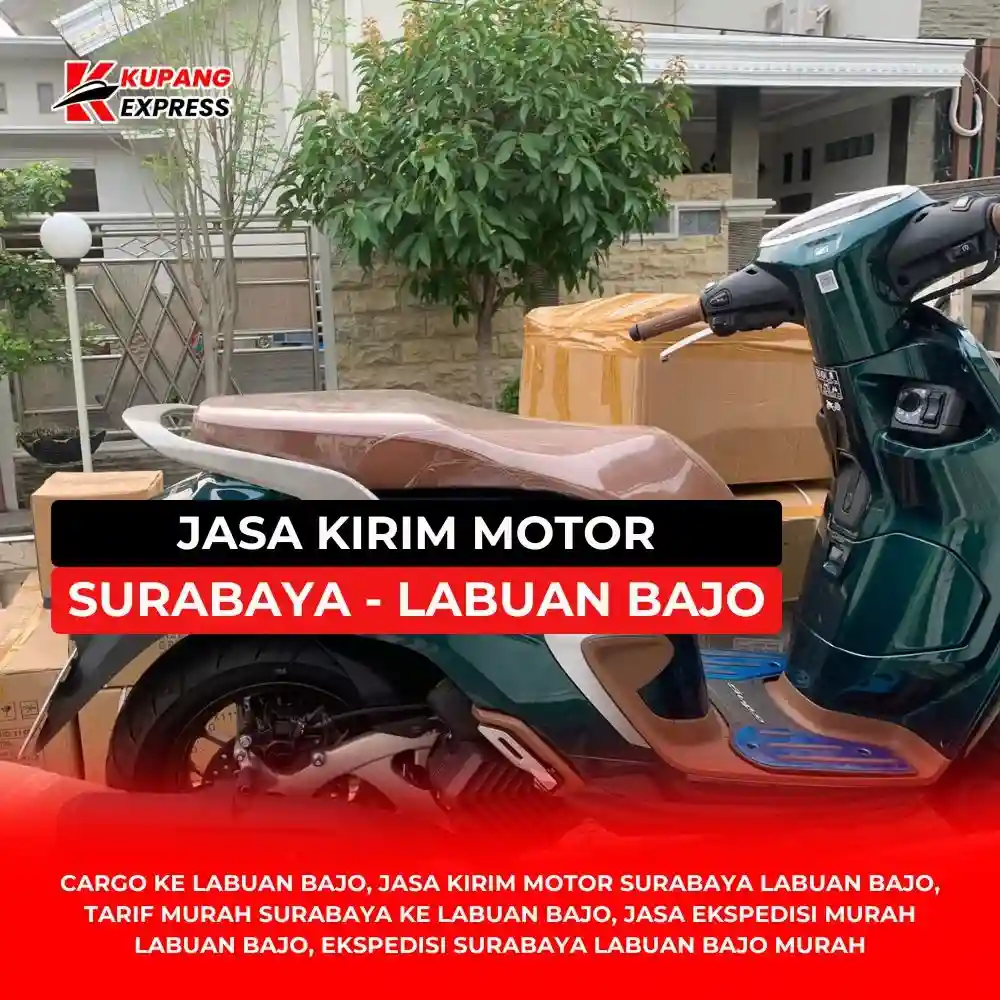 Jasa Kirim Motor Surabaya Labuan Bajo