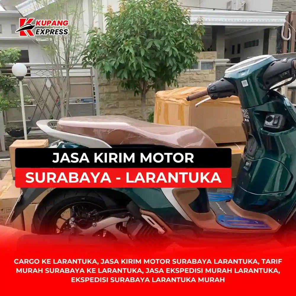 Jasa Kirim Motor Surabaya Larantuka