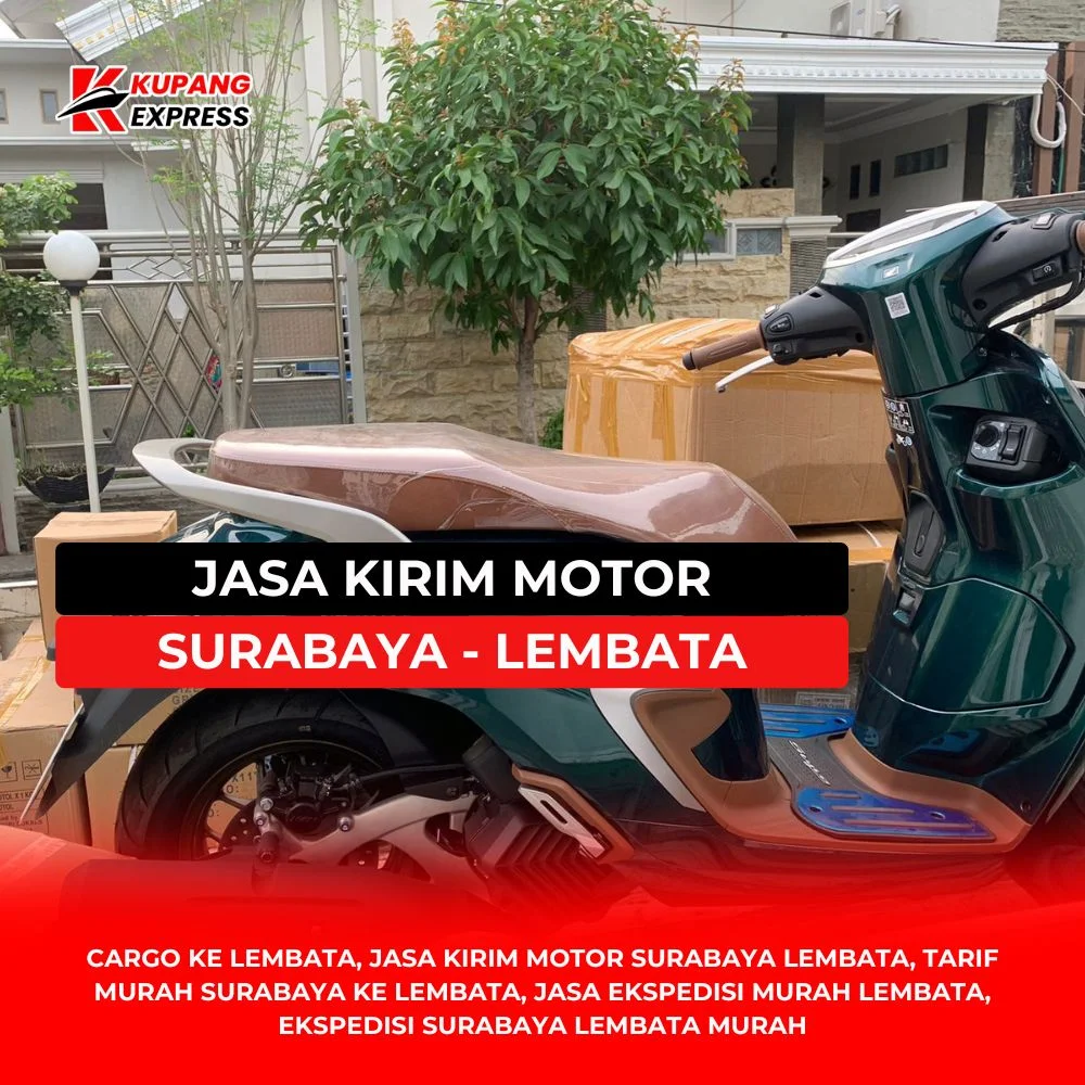 Jasa Kirim Motor Surabaya Lembata