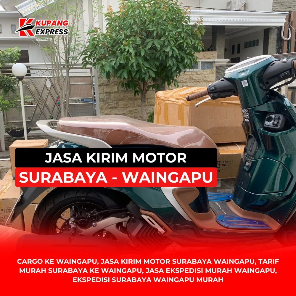 Jasa Kirim Motor Surabaya Waingapu